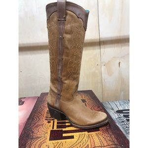 Corral boots Kats natural Westport riding boot